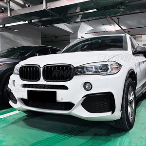 For BMW X5 F15 M Sport 2014-2018 Front Bumper Lip <b>Splitter</b> Fog Lamp Grill Spoiler Cover Air Vent Wind Knife Body Kits - Product Image 4