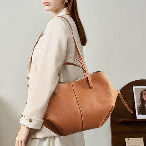 Sacs ana dökün Femmes üretici özel OEM ücretsiz örnekleri Tote çanta Lady lüks Vintage hakiki deri çantalar kadınlar için - Product Image 3