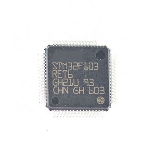 ชิปไอซี MCU Lqfp-64 หน่วยความจำแฟลช 512K ไมโครคอนโทรลเลอร์ 32 บิต รุ่น STM32F103RET6 - Product Image 1