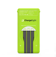 Station de location de batteries externes portables à 8 emplacements, batteries externes partagées mobiles, spécialement conçues pour les restaurants/hôtels/cafés