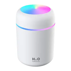 USB Car Aroma Diffuser Mini Portable Air Purification Ultrasonic Humidifier Cup Colorful LED light Essential Oil Diffuser