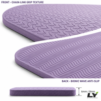 Anpassbare Logo TPE Faltbare Yogamatte 183x80cm 8mm Extra Breit Rutschfest Wasserdicht Reise-Übungsmatte für Zuhause und Fitness