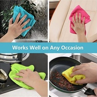 Serviettes de nettoyage en microfibre en vrac fournitures de nettoyage très absorbantes chiffons de nettoyage serviette de cuisine