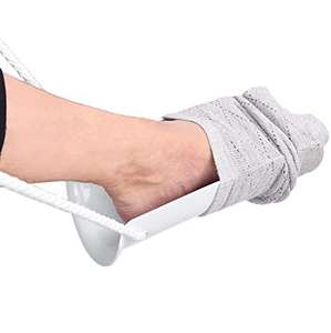 Aide à l'enfilage des chaussettes en plastique léger certifiée ISO13485 CE pour les personnes âgées, les personnes handicapées et les blessés, outil de rééducation thérapeutique - Product Image 1