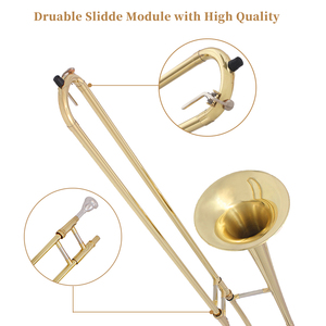 <span class=keywords><strong>Trombone</strong></span> Ténor Bb SLADE OEM d'usine, Instrument de Marche <span class=keywords><strong>Piccolo</strong></span> avec Embouchure et Étui – Kits Complets - Product Image 6