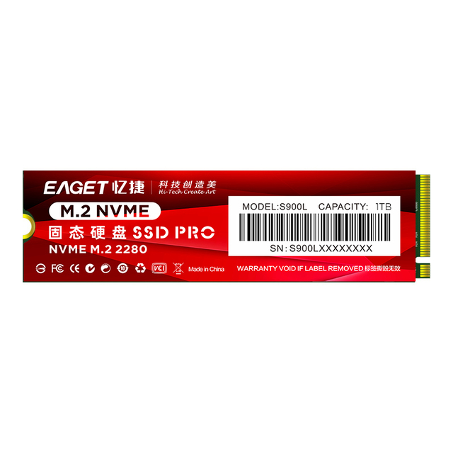 EAGET S900L PCIe 128GB 256GB 512GB 1TB M.2 NVMe SSD 240 Gb 256gb 2280mm HDD for Desktop Laptop