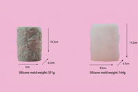 Moule à gâteau en silicone 3D adorable en forme d'animaux câlins (singe, dragon, vache, serpent) pour desserts DIY