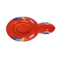 Jouet gonflable personnalisé en forme de perroquet pour la piscine, île flottante gonflable en PVC, bateau flottant pour enfants