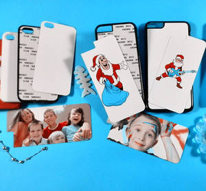 JESOY 2D Copertura di Plastica con Inserto In Metallo Piastra In Alluminio Spazi Sublimazione Cassa Del Telefono Per il <span class=keywords><strong>iPhone</strong></span> 6 7 8 8 più <span class=keywords><strong>X</strong></span> - Product Image 5