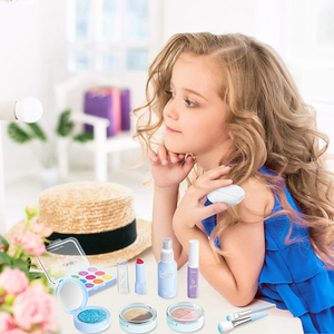 QS Hot Selling Plastic Children Pretend Play <strong>Game</strong> <strong>Make</strong> up Beauty Set Toys 2 Style Packing Preschool Girl Cosmetic <strong>Makeup</strong> Toys - Product Image 2