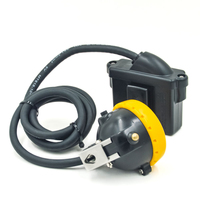 Lámpara de Minero a Prueba de Explosiones Linterna Frontal para Minería Subterránea LED Súper Brillante Recargable Luz de Caza Lámpara de Casco Intercambiable