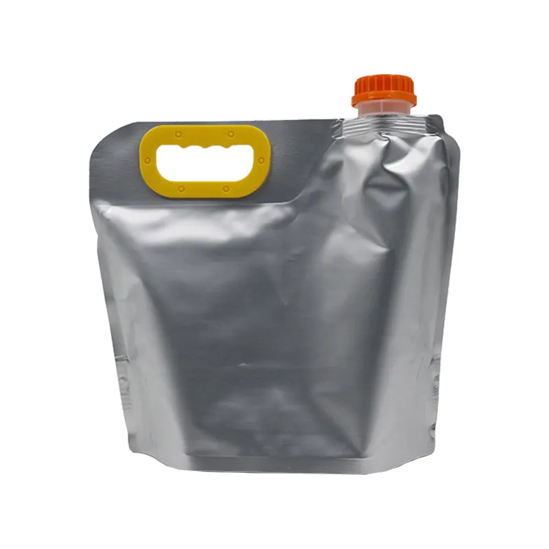Kustom Plastik Transparan Food Grade Nozzle Bag 2l 3l 5l Minyak Jus Bir Minuman Air Cairan Kemasan Kantong Cerat dengan Keran