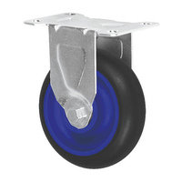 Roulettes pivotantes en caoutchouc légères de 130 mm pour chariot à main japonais en plastique, roulettes pour chariot alimentaire
