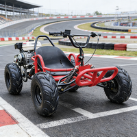 Go Kart Todoterreno de 212cc, Gasolina, 4 Tiempos, con Pedales, para Adultos, con Cadena, para Playa, Montaña, Dunas de Arena, Actividades al Aire Libre