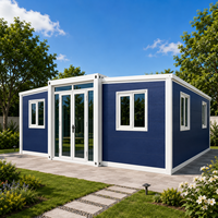 Maisons préfabriquées de 2 à 3 chambres fabriquées en Chine, maisons modulaires préfabriquées, maisons conteneurs extensibles