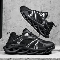 Nouvelles chaussures respirantes, chaussures en mesh, chaussures de course rebondissantes, chaussures décontractées à semelle souple, chaussures de sport respirantes et tendance