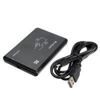 Lector de tarjetas RFID de proximidad de 125khz, interfaz USB, lector de tarjetas inteligentes, compatible con EM ID EM4100 TK4100 para sistema de acceso de seguridad