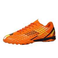 Chaussures de football à crampons pour terrain ferme pour hommes et jeunes, en maille souple, à crampons courts et longs, vente en gros en petites quantités, expédition immédiate