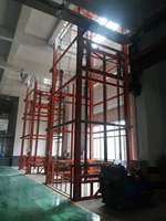 Nouvelle plateforme élévatrice verticale hydraulique en acier pour marchandises, capacité de 2000 kg, certifiée ISO CE, pour les ateliers de réparation de machines d'entrepôt