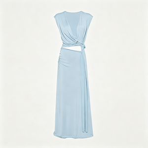 Daily Casual Outfit & Wedding Guest Occasion High End Elegant Style Custom Logo Solid Wholesale Women's <b>Dress</b> - Product Image 1