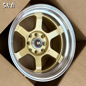 Ska <span class=keywords><strong>ล้อ</strong></span>มอัลลอยด์ R15 <span class=keywords><strong>15</strong></span> "15x8แบบสปอร์ตล้อรถยนต์นั่ง100 4x100 4x114.3 <span class=keywords><strong>Te37</strong></span><span class=keywords><strong>ขอบ</strong></span> - Product Image 5