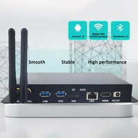 Module 4G RK3576 RK3588 RK3566 avec SIM, Android 14.0, affichage numérique publicitaire, sortie 4K UHD HD-MI, lecteur multimédia basé sur le cloud, boîtier TV