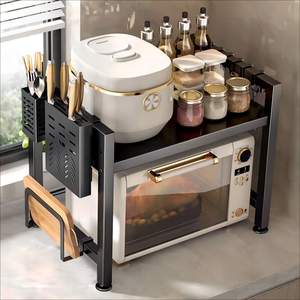 Organizer <span class=keywords><strong>cucina</strong></span>
Supporto per mensola multiuso in <span class=keywords><strong>acciaio</strong></span> al carbonio
Supporto per forno a microonde - Product Image 4
