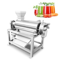 Hete Verkopende Roestvrijstalen Schroef Juicer Voor Fruit Groenten Elektrische Automatische Vruchtensap Verwerkingsmachine
