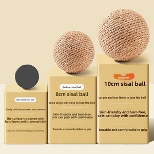 Jouet interactif pour chat et chien en sisal extra-large – Bâtonnette couineuse résistante aux morsures pour l'amusement félin – Vente en gros usine - Product Image 5