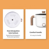 Cuisinière multi-usages de couleur personnalisée Mini marmite électrique Poêle à frire électrique antiadhésive Poêle à frire Poêles électriques