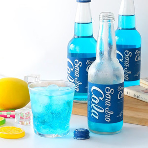 Refresco Japonés Saito Iro <span class=keywords><strong>Cola</strong></span> 330ml al por Mayor, <span class=keywords><strong>Cola</strong></span> <span class=keywords><strong>Azul</strong></span> con Sal Marina, Bebidas Exóticas Carbonatadas - Product Image 4
