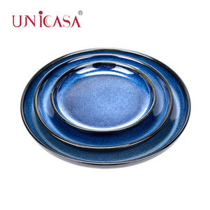 <span class=keywords><strong>Unicasa</strong></span>-Juego de platos de cena redondos de cerámica, utensilios de cocina Soneware, vajilla de porcelana - Product Image 1