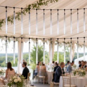 Luces LED de Lluvia de Meteoros, Tubos de Luz Impermeables para Exteriores, Decoración Navideña, Lámpara de Hadas, <span class=keywords><strong>Estrella</strong></span> Fugaz, Decoración de Jardín - Product Image 2