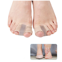 Séparateur d'orteils pour Hallux Valgus, Correcteur d'orteil en gros, Soin des pieds pour la phalange, Séparateur d'orteils pour les doigts superposés