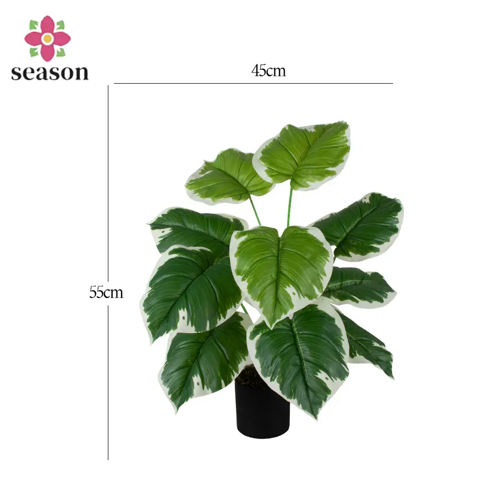 Künstliche Pflanze Künstliche Topfpflanzen Bäume Bonsai Gummi blätter Kunststoff Baum blatt Dekorative Indoor Tropical