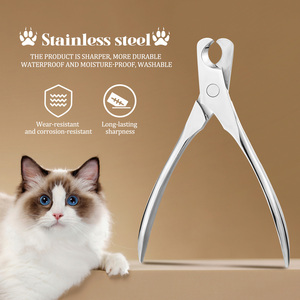 Vente en gros de coupe-ongles pour petits et grands animaux, tout en acier, coupe-ongles pour animaux de compagnie, kit de toilettage, chat, <span class=keywords><strong>chien</strong></span>, lapin, coupe-ongles - Product Image 3