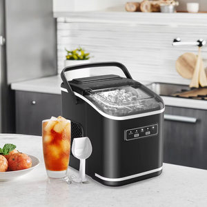 Arbeits platte Smart <span class=keywords><strong>Ice</strong></span> <span class=keywords><strong>Maker</strong></span> mit App & Sprach steuerung, tragbarem Griff, 9 Bullet <span class=keywords><strong>Ice</strong></span> in 6 Minuten, 26lbs/24 Stunden, selbst reinigend - Product Image 5