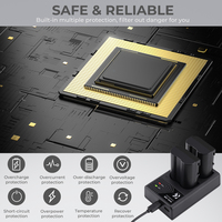 Batterie et chargeur d'appareil photo rechargeables haute capacité K&F Concept EN-EL15 pour Nikon Z6, Z7, D780, D850, batteries d'appareil photo numérique