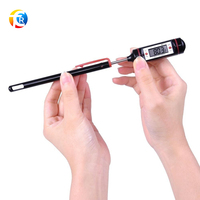 Thermomètre numérique alimentaire Thermomètre à viande à lecture instantanée Thermomètres de cuisson avec longue sonde pour barbecue de cuisine