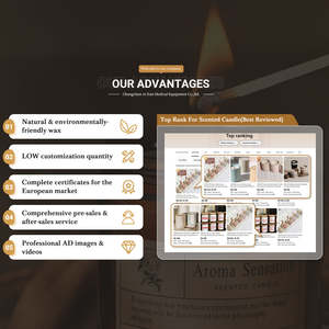 Bougie aromathérapeutique en cire de soja artisanale de qualité supérieure AIKUN pour Diwali et la fête des pères - Cadeau luxueux à combustion longue durée pour la maison - Product Image 4