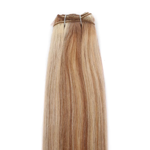 ผมต่อแบบจัสมิน 22 นิ้ว สีน้ำตาล แบบเย็บสองชั้น ยี่ห้อ European Genius Weft ผมแท้ 100% แบบ Remy - Product Image 5