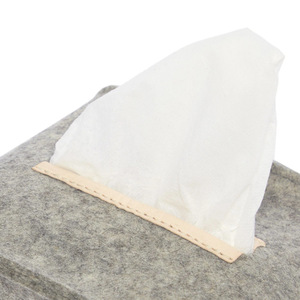 Custom felt tissue box, home desktop tissue box, Korean style minimalist tissue box - Product Image 5