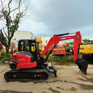 Used Japanese 5 Ton <b>Top</b> Brand Mini Excavator KX165 with <b>Swing</b> Boom and Thumb Good Condition Mini Digger - Product Image 5