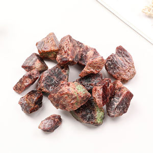 Piedra Natural <span class=keywords><strong>de</strong></span> alta calidad, granate, cristal rugoso, venta al por mayor - Product Image 2