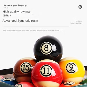 Tùy Chỉnh Billiard Quả Bóng Màu Đen Kim Cương Thích Hợp Cho Trung Quốc Màu Đen Tám Và <span class=keywords><strong>Snooker</strong></span> 16Pcs, Hộp - Product Image 4