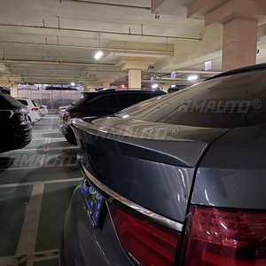 สปอยเลอร์สำหรับ BMW ซีรีส์ 5 GT F07 ปี 2010-2016 สไตล์ AC ชุดแต่งสปอร์ต คาร์บอนไฟเบอร์ลุค และสีดำเงา - Product Image 4