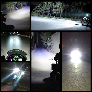 Promotion : Phare avant LED COB U8 à 6 faces pour moto, feux de brouillard et de conduite, lampes de remplacement pour voitures et motos - Product Image 4