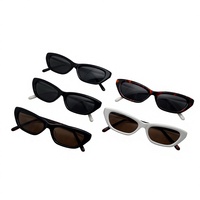 Lunettes de soleil œil de chat pour femme 953, anti-radiation UV400, monture carrée pleine bordure, pour l'extérieur et la plage