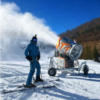 Vente directe d'usine - Machine à neige pour extérieur, machine à neige pour station de ski, canon à neige, machine à neige d'hiver, commande par écran tactile