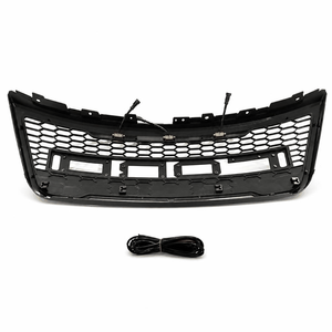Grille de pare-chocs avant LED Car Explorer, maille noire mate en nid d'abeille avec éclairage pour <span class=keywords><strong>Ford</strong></span> Explorer 2012-2015, kits de carrosserie extérieure - Product Image 5